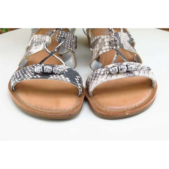 Carlos Santana Sz‎ 5.5 M Brown Gladiator Synthetic Women Sandals Toya - Picture 2 of 7